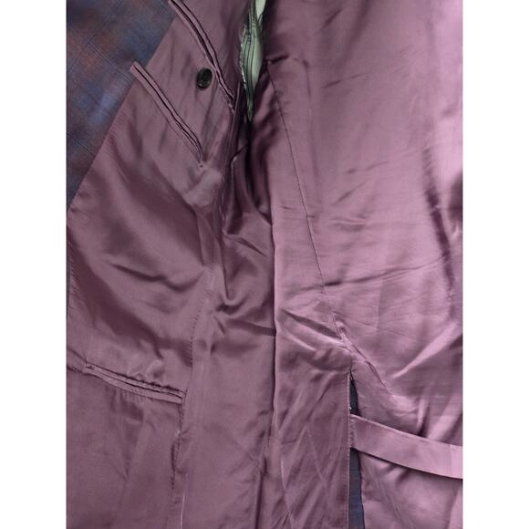 Brooks Brothers Italian Silk Classic Fit Wool-Linen-Silk Overcheck 1818 Sport 39 - Picture 5 of 7